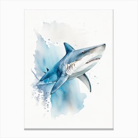 Spiny Dogfish 3 Shark Watercolour Canvas Print