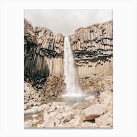 Chasing Waterfalls In Iceland Canvas Print