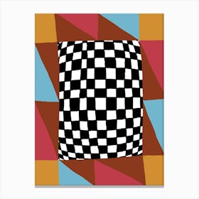 Color illusion Canvas Print