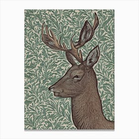 Deer Head 2 Canvas Print