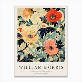 william morris floral art print Canvas Print