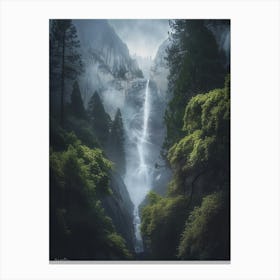 Waterfall Forest (14) Canvas Print