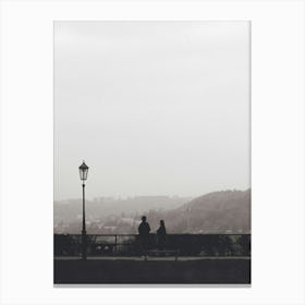 Prague Couple Canvas Print