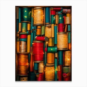 Spools Of Thread Canvas Print