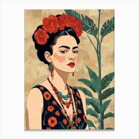 Frida Kahlo 19 Canvas Print