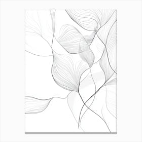 Abstract Leaves 9 Canvas Print