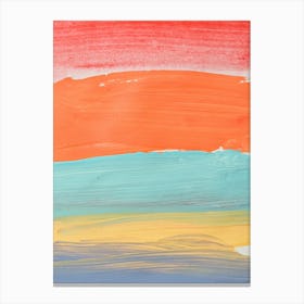 Abstract Beach Canvas Print