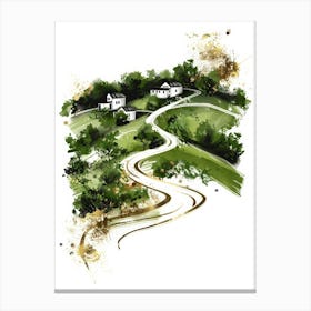 Rural Landscape Canvas Print