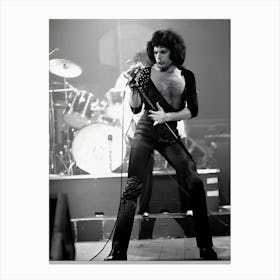 Freddie Mercury Vintage Canvas Print