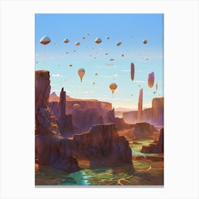 Fantasy Landscape Painting Canvas Print