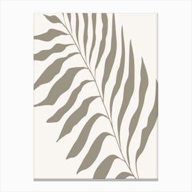 Tiger Leaf Canvas Print