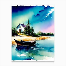 Home In Rural Canvas Print