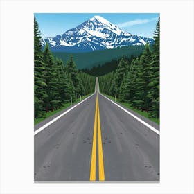 Road To The Mountains 2 Canvas Print