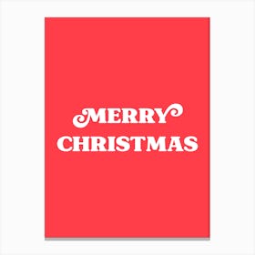 Merry Christmas Canvas Print