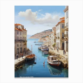 Lisbon Harbour.2 Canvas Print