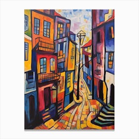 Porto Portugal 3 Fauvist Painting Canvas Print