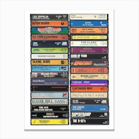 1979 Music - Cassette Print - Born in '79 Canvas Print