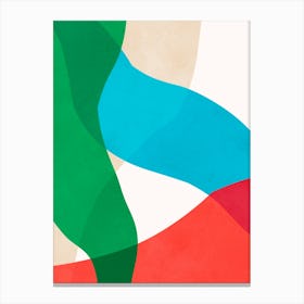 Colorful expressionist strokes 3 Canvas Print