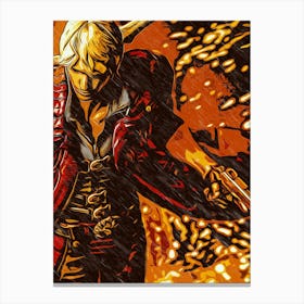 Dmc Videogame Canvas Print