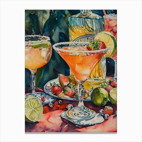 Margaritas 1 Canvas Print