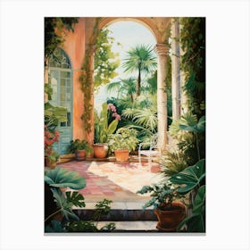 Tropical Garden 1 Canvas Print