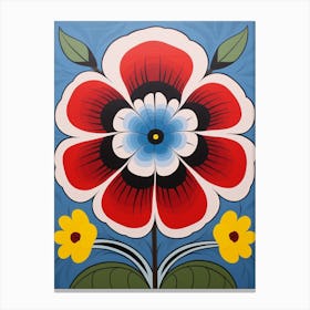 Flower Motif Painting Petunia 2 Canvas Print