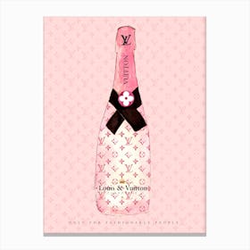 Pink Champagne Canvas Print