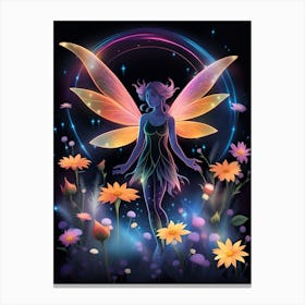 Fairy In The Meadow 4 Canvas Print