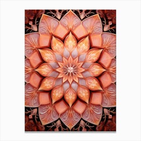 Symmetrical Mandalas Geometric Illustration 24 Canvas Print