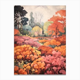 Autumn Gardens Painting Shanghai Botanical Garden China Canvas Print
