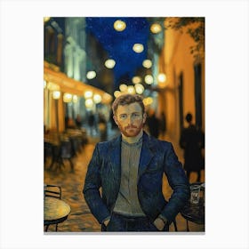 Night In The City Canvas Print