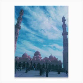 Pink Mosque Canvas Print