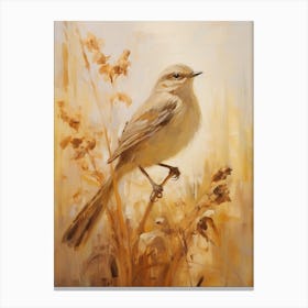Bird Painting Mockingbird 2 Canvas Print