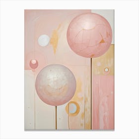 Pink Spheres Canvas Print