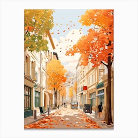 Vienna In Autumn Fall Travel Art 1 Canvas Print