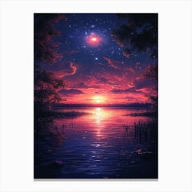 Night Sky 10 Canvas Print