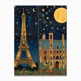 Paris At Night 1 Canvas Print