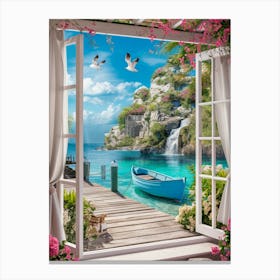 View From The Window Canvas Print