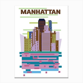 Manhattan Skyline Canvas Print