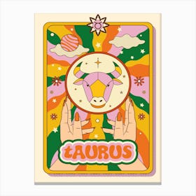 Zodiac Taurus Canvas Print