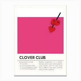 Clover Club Canvas Print