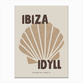 Ibiza Idyll Canvas Print