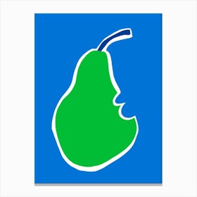 Giant green Pear Canvas Print