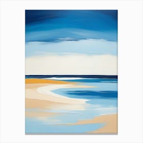 Beach At Dusk Canvas Print