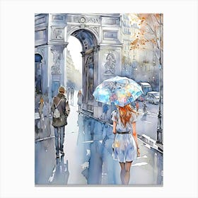 Arc De Triomphe Canvas Print