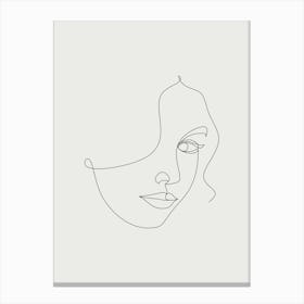 Woman'S Face.1 Canvas Print