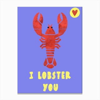 I Lobsteryou Canvas Print