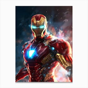 Iron Man Painting Canvas Print