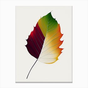 Sycamore Leaf Abstract 4 Canvas Print
