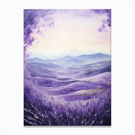 Lavender Field 3 Canvas Print